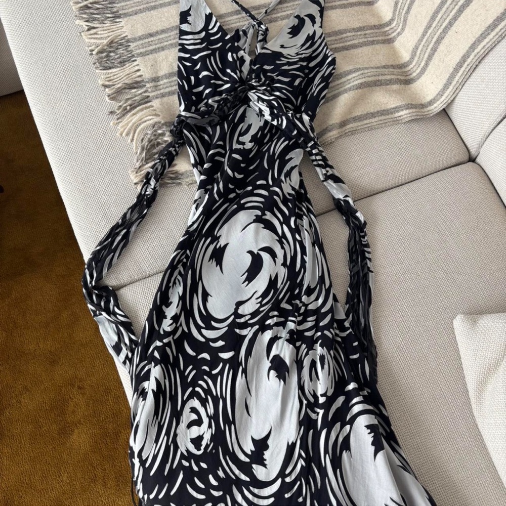 BCBGMaxAzria Halter Maxi Dress